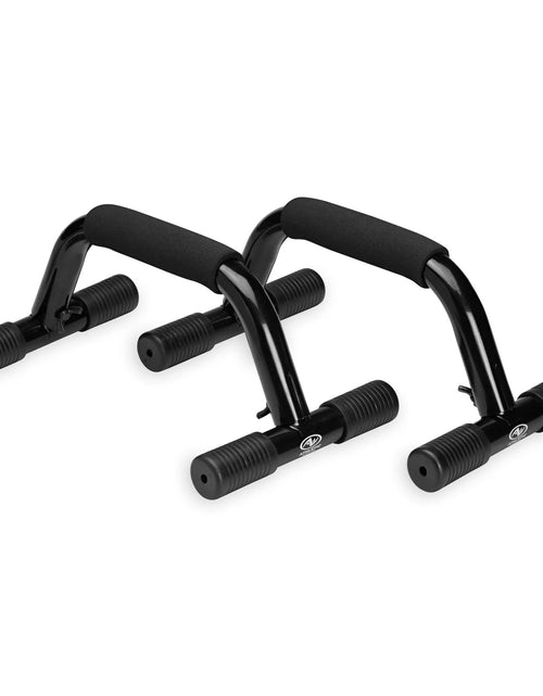 Load image into Gallery viewer, Sturdy Push-Up Bars, Pair, Black
