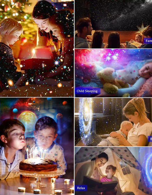 Load image into Gallery viewer, 12 in 1 Star Projector Night Light 4K HD Planetarium Projector for Kids Room Valentines Gift 360° Rotate Galaxy Projector Lamp
