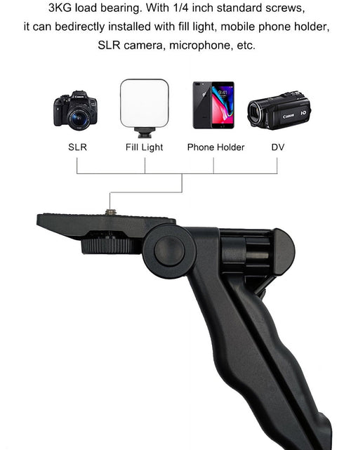 Load image into Gallery viewer, Smartphone Vlogging Kit with Tripod Phone Holder Mini Microphone LED Fill Light Starter for Tiktok Live Stream Video Youtube
