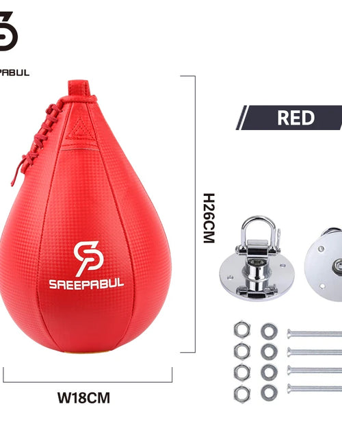 Load image into Gallery viewer, Free Shipping Boxing Speed Ball Set Fitness Boxing Pear Speed Ball Reflex Inflate Punching Speed Bag Training Ball Accessory
