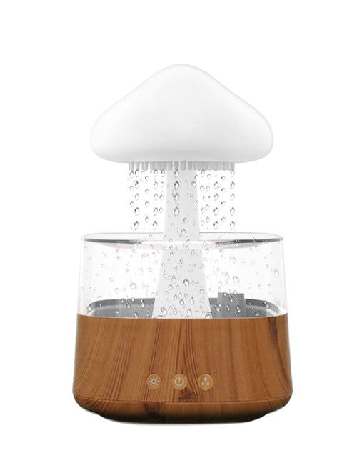 Load image into Gallery viewer, Relax Cloud Rain Diffuser Humidifier Raindrop Aromatherapy Machine Ultrasonic Atomization Humidification Colorful Lamp
