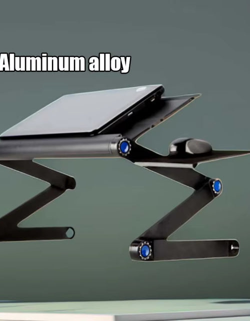 Load image into Gallery viewer, Adjustable Aluminum Alloy Folding Laptop Stand Multifunctional Notebook Computer Lapdesk for TV Bed Sofa PC Table Desk Stand
