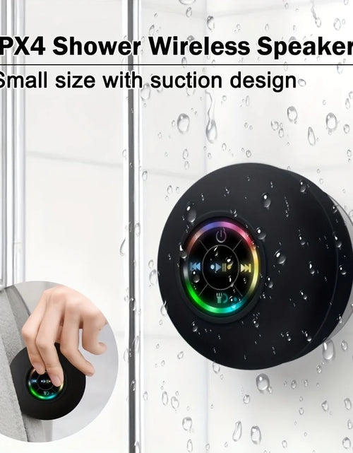 Load image into Gallery viewer, New Bathroom Waterproof Wireless Bluetooth Speaker Large Suction Cup Mini Portable Speaker Outdoor Sports Stereo Speaker
