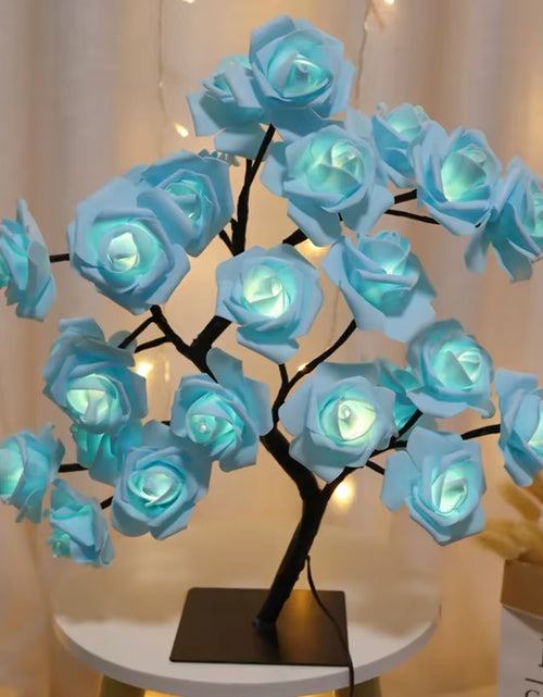 Load image into Gallery viewer, LED Table Lamp Rose Flower Tree USB Night Lights Home Decoration LED Table Lights Parties Xmas Christmas Wedding Bedroom Decor
