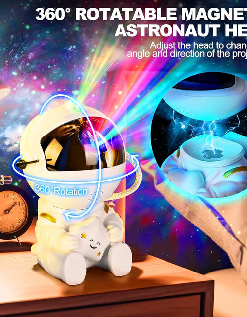 Load image into Gallery viewer, Astronaut Starry Sky Projector Adult Night Light Star Projector LED Astronaut Lamp Galaxy Projector for Bedroom Playroom
