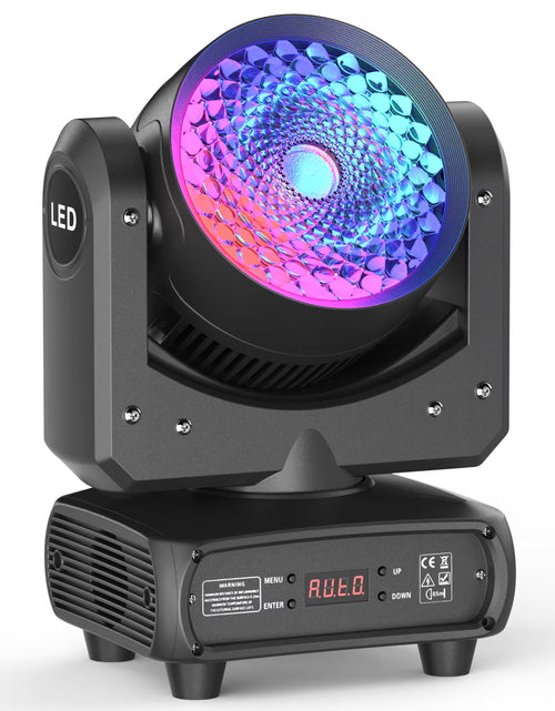 Load image into Gallery viewer, 150W High Brightness Moving Head Light COB+LED RGBW 4In1 Stage Effect Lighting Rotating DMX512 for DJ Party Wedding Disco
