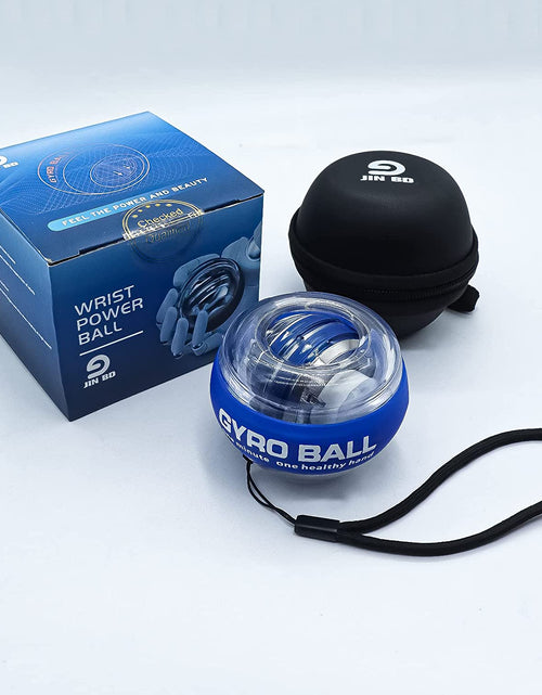 Load image into Gallery viewer, Wrist Trainer Ball Auto-Start Wrist Strengthener Gyroscopic Forearm Exerciser Gyro Ball for Strengthen Arms, Fingers, Wrist Bones and Muscles
