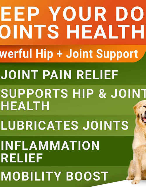 Load image into Gallery viewer, Glucosamine Treats for Dogs - Joint Supplement W/Omega-3 Fish Oil - Chondroitin, MSM - Advanced Mobility Chews - Joint Pain Relief - Hip &amp; Joint Care - Chicken Flavor - Made in USA
