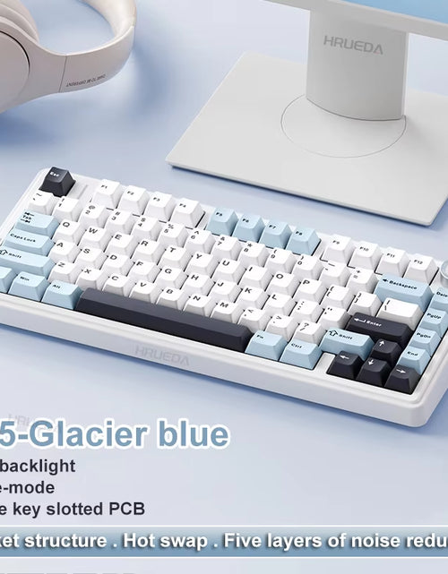 Load image into Gallery viewer, AULA F75 2.4G Wireless/Bluetooth/Wired Gaming Mechanical Keyboard RGB Customized 75% Layout OEM Profile Gasket Structure
