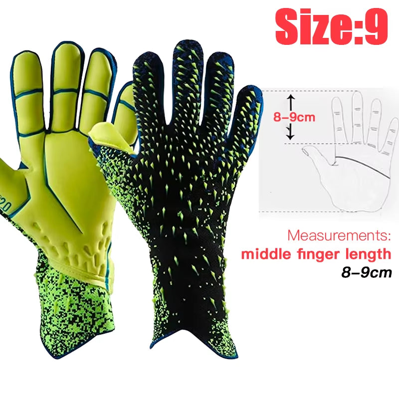 Professional Goalkeeper Gloves Adults Kids Football Latex Thickened Protection Goalkeeper Soccer Sports Football Goalie Gloves