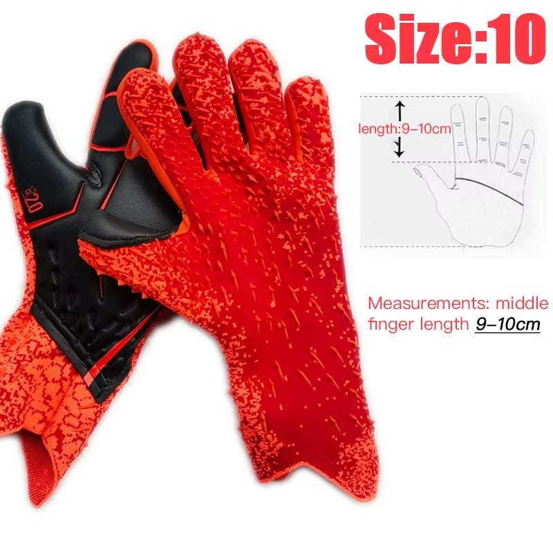 Professional Goalkeeper Gloves Adults Kids Football Latex Thickened Protection Goalkeeper Soccer Sports Football Goalie Gloves