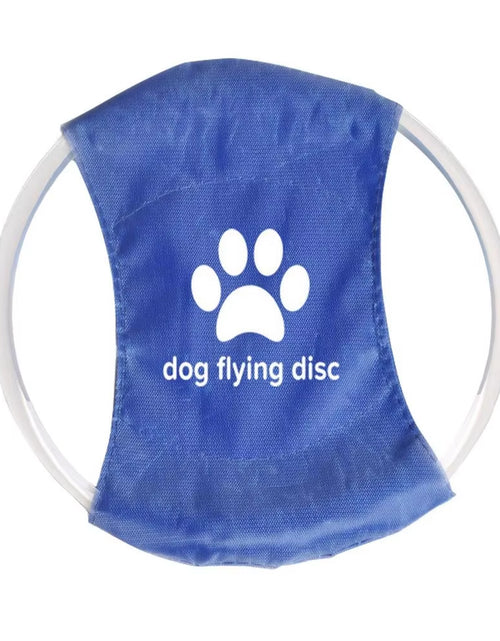 Load image into Gallery viewer, Pet Supplies Dog Toys Glow in the Dark Flying Discs Trainning Interactive Game Throwing Catching Ring for Small Medium Large Dog
