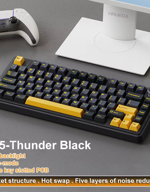 Load image into Gallery viewer, AULA F75 2.4G Wireless/Bluetooth/Wired Gaming Mechanical Keyboard RGB Customized 75% Layout OEM Profile Gasket Structure
