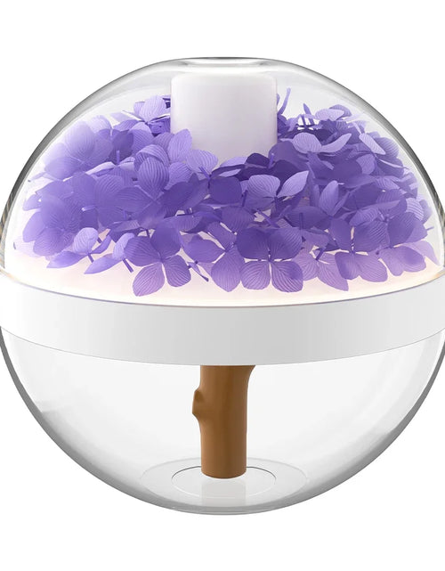 Load image into Gallery viewer, 270ML Air Humidifier USB Rechargeable 800Mah Home Hydration Humidifier Colour LED Light Mist Maker Flower Humidificador
