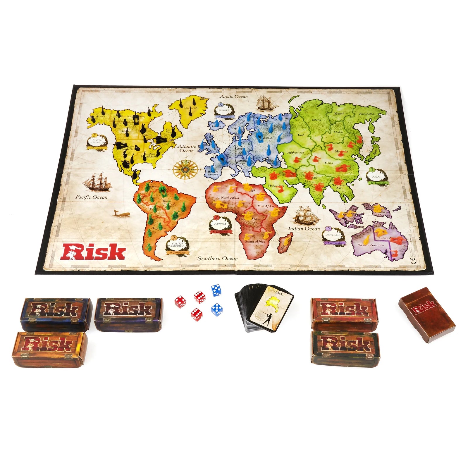 Board Game, Strategy Games, War Board Games for Adults and Family, 2-5 Players, Ages 10+